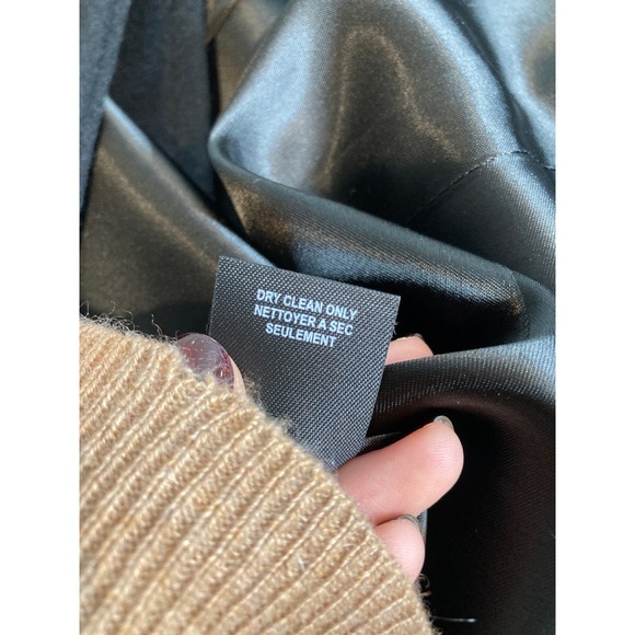 Sofia Cashmere Womens Black Wool Cashmere Blend Belted Trench Coat Size 10 - Picture 7 of 14